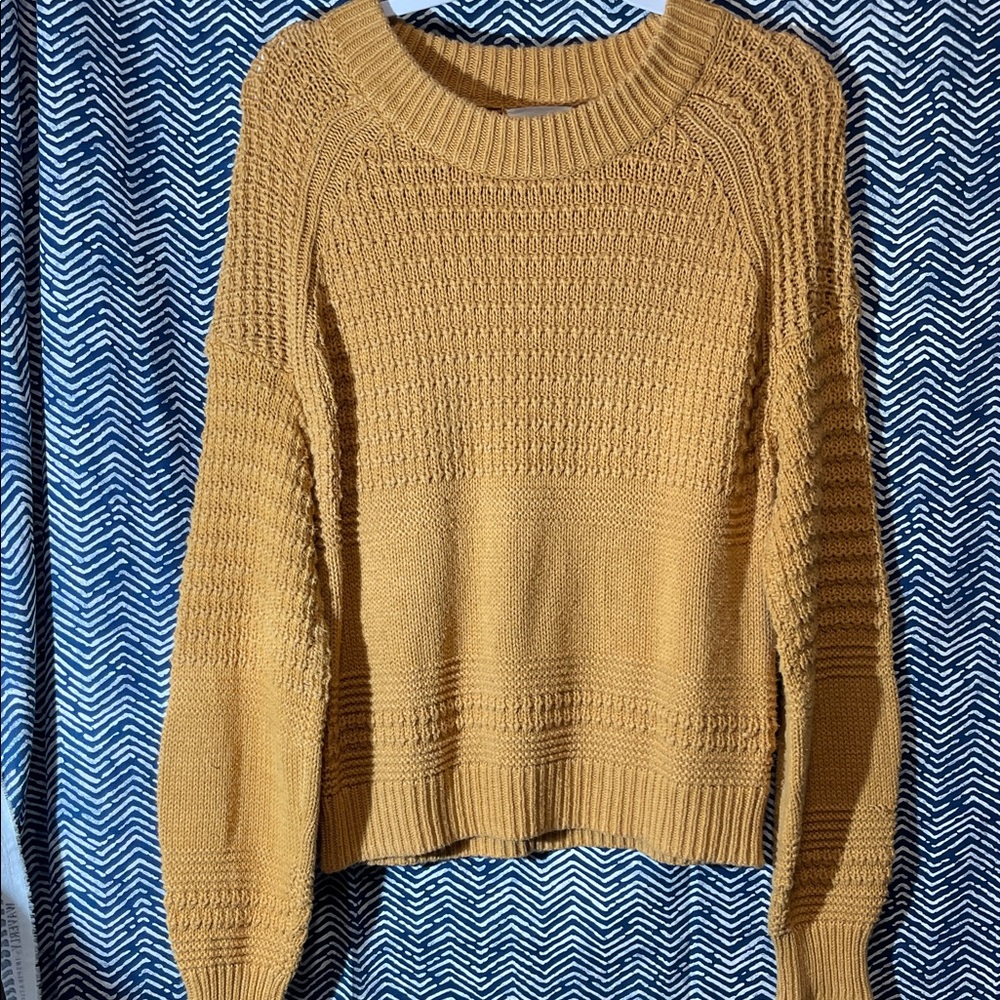 Universal Thread Women's Golden Knit Sweater